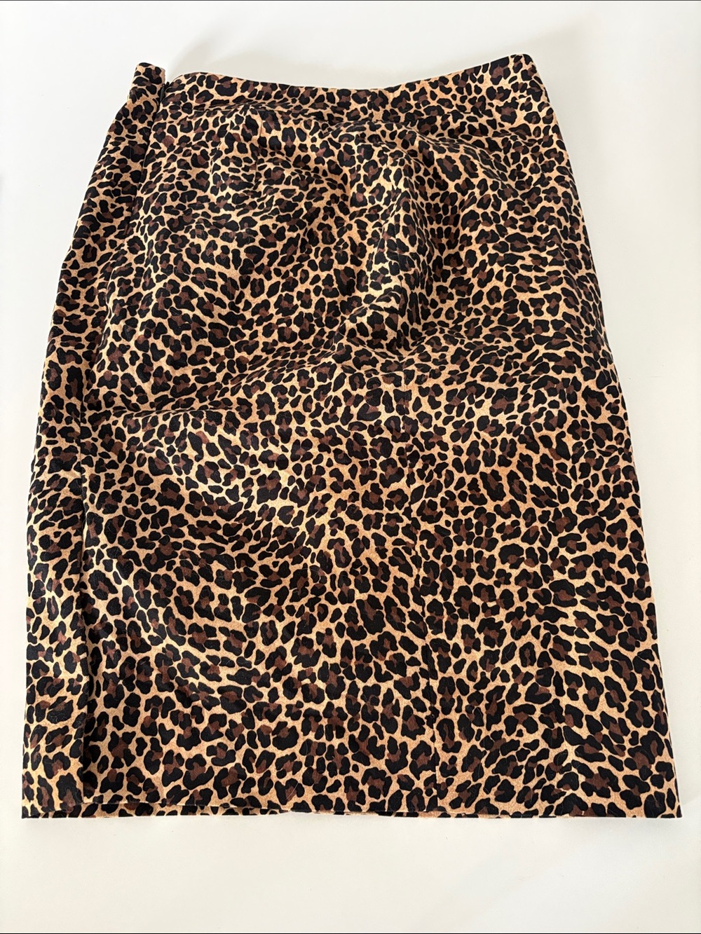 4 J. Crew Leopard Print Pencil Lined Skirt